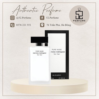 [FULL SEAL] Nước hoa nữ Narciso Pure Musc For Hẻ (Nar Trắng) - 52.Perfume