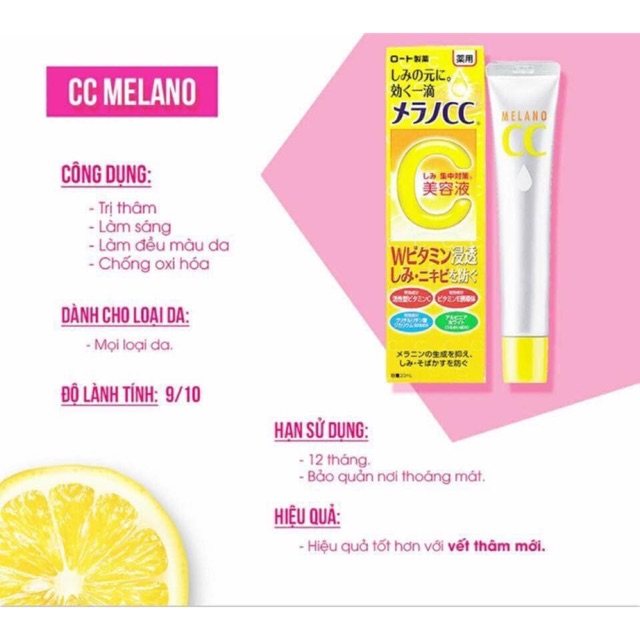 Melano cc nội địa nhật
