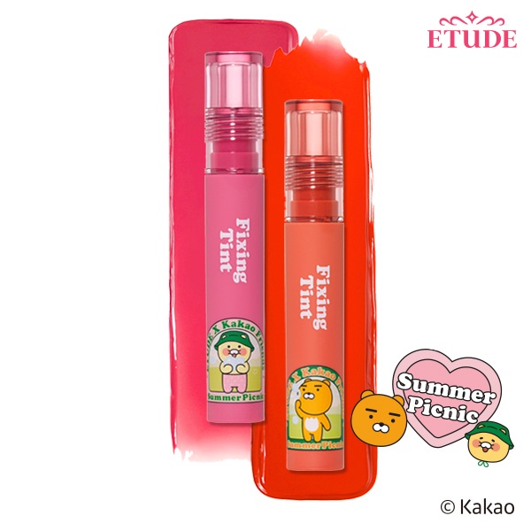 Son Tint Lì ẩm mịn môi Etude Fixing Tint Phiên bản Kakao Friends 4g