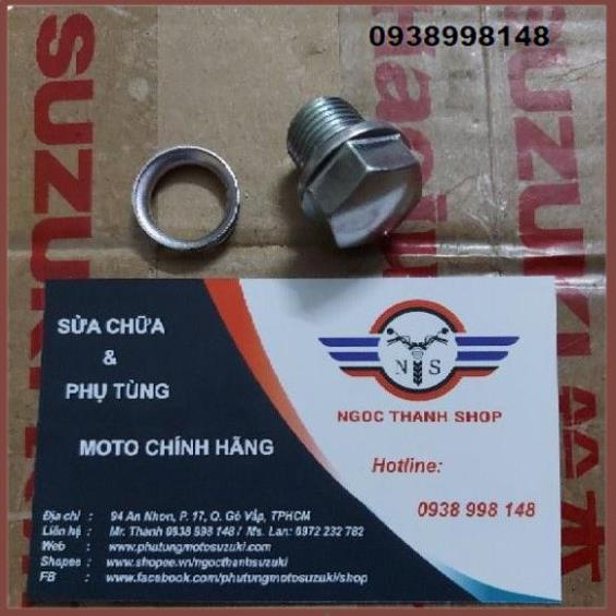 Ốc xả nhớt, ốc chốt số 0 GN GN125 GN250 GZ125 GZ150 HJ125 TNT15 TNT175 Bigboy250 VanVan... -NTS