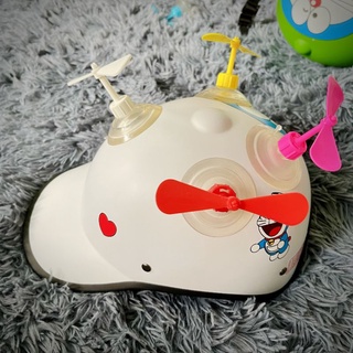Nón Bảo hiểm kết đoremon ( có tặng kèm chong chóng ) siêu cute