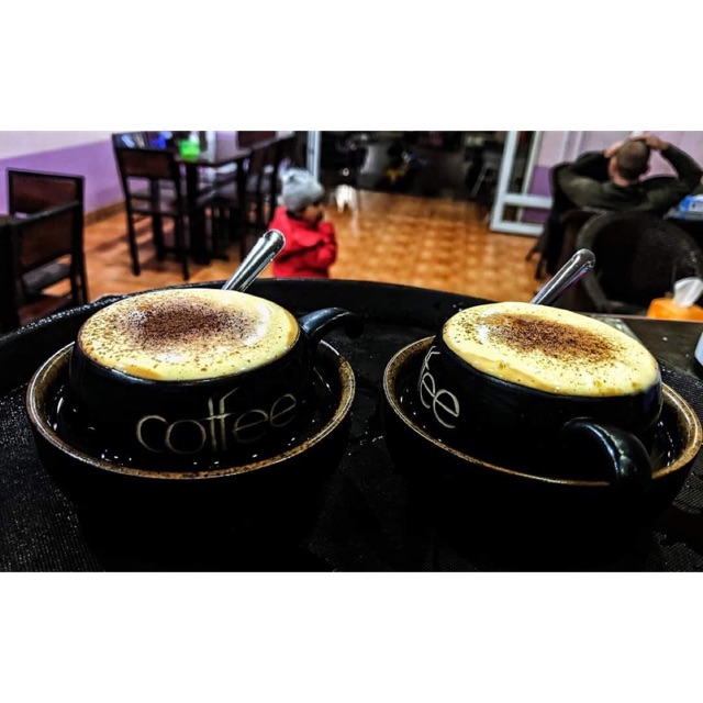 Combo 10 bộ cốc cafe trứng hàng gốm sứ Bát Tràng