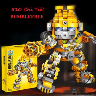 Bộ đồ chơi xếp hình lắp ghép transformer bumblebee - robot biến hình