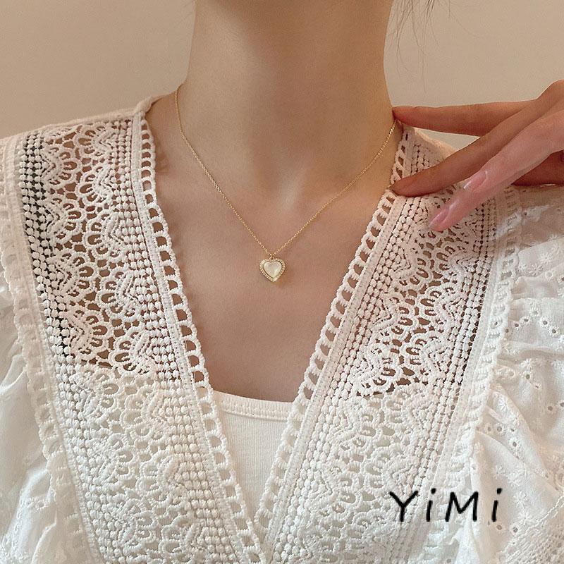 【Siêu rẻ】Vòng cổ trái tim thời trang hàn quốc