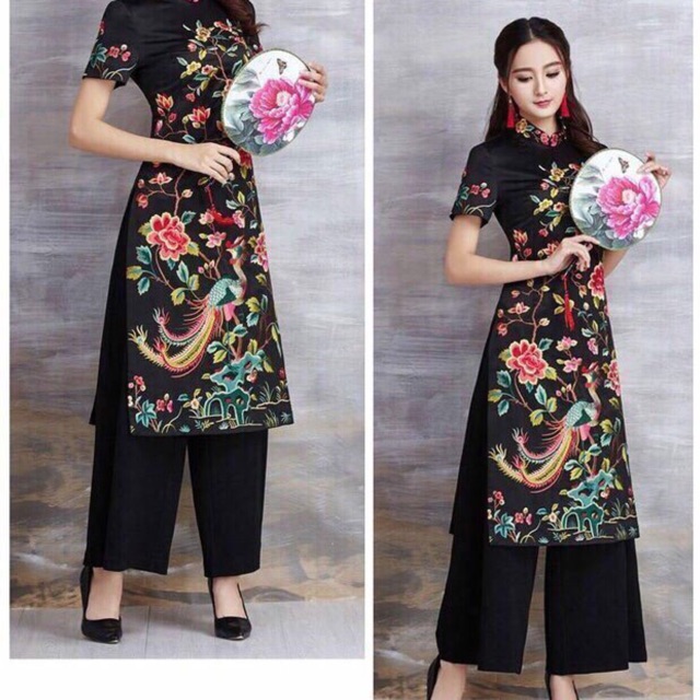 Sét bộ áo dài kèm quần 