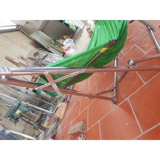 <HÀNG LOẠI TỐT> Võng xếp INOX size người lớn giá buôn( khung+ tặng lưới)
