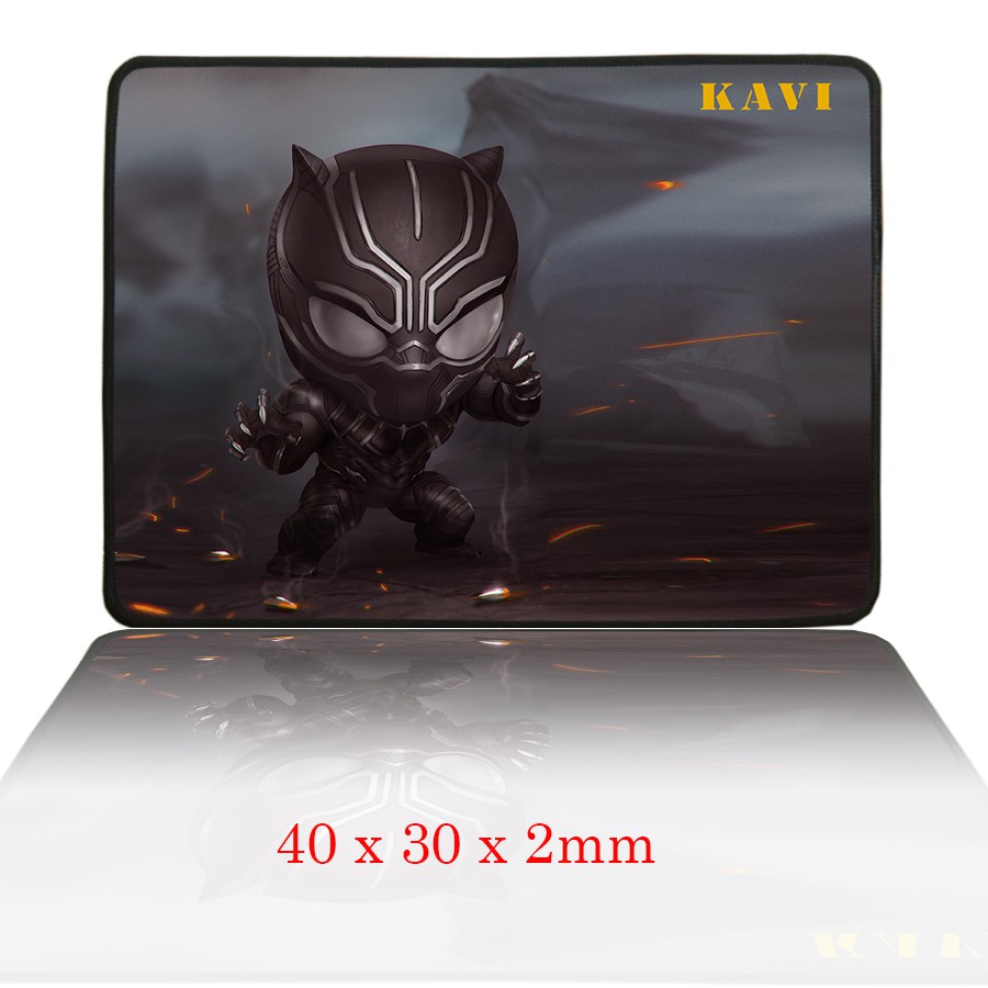 [HN] Lót Chuột Black Panther Chibi (40x30)