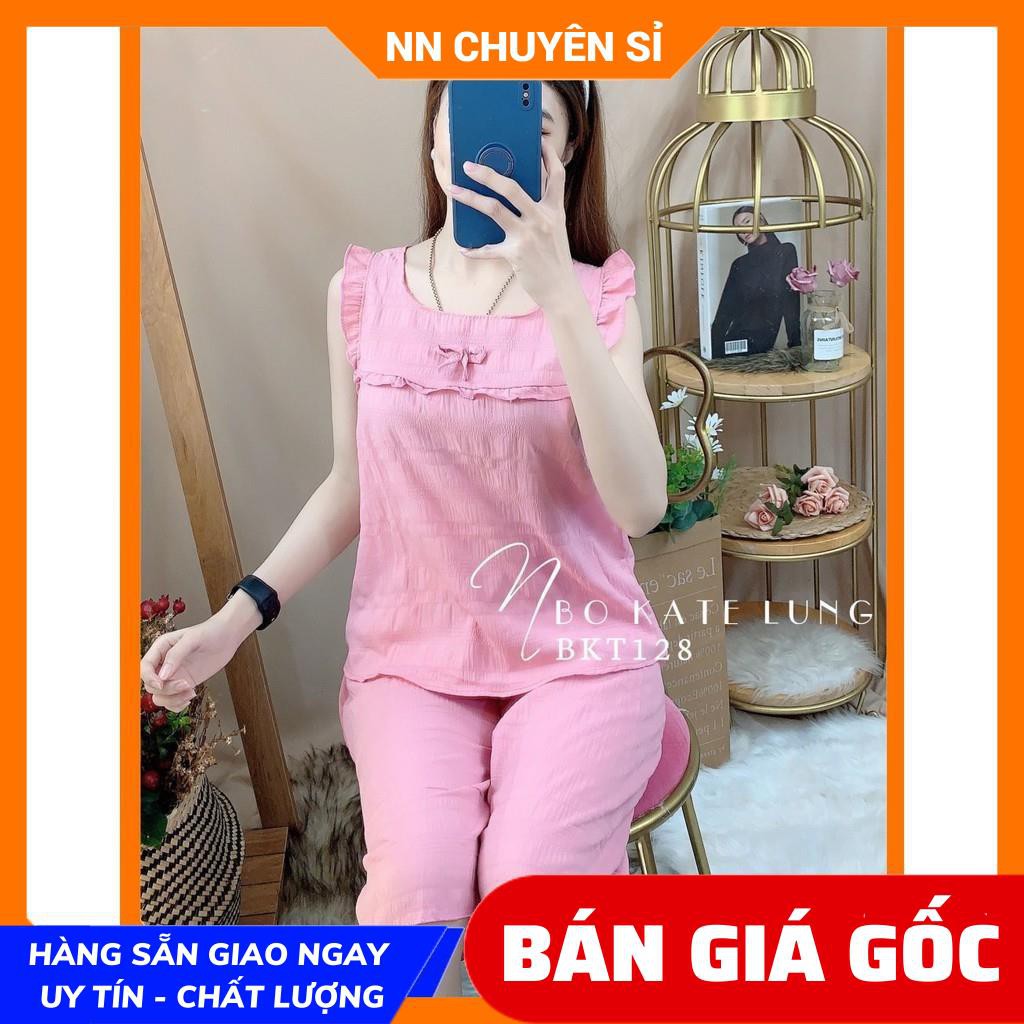 Đồ bộ kate lửng bèo cực xinh BKT ⚡Ảnh thật⚡ Đồ bộ nữ ⚡ Đồ bộ mặc nhà