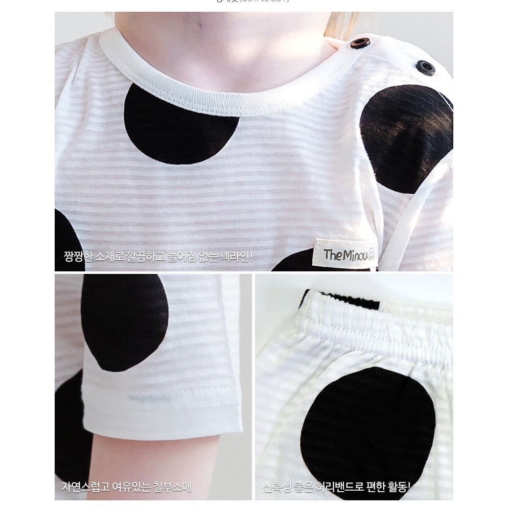 Bộ xuất hàn the minous cộc tay/ tay lửng