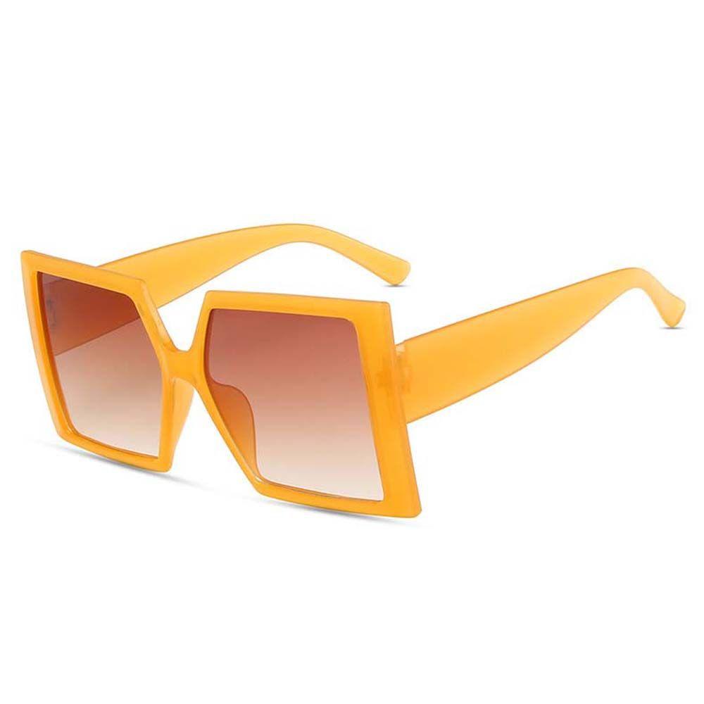 Kính Mát Gọng Vuông Bản To Phong Cách Âu Mỹ Sang Trọng Dành Cho Nữ