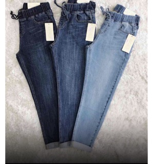 Quần baggy lưng thun xk