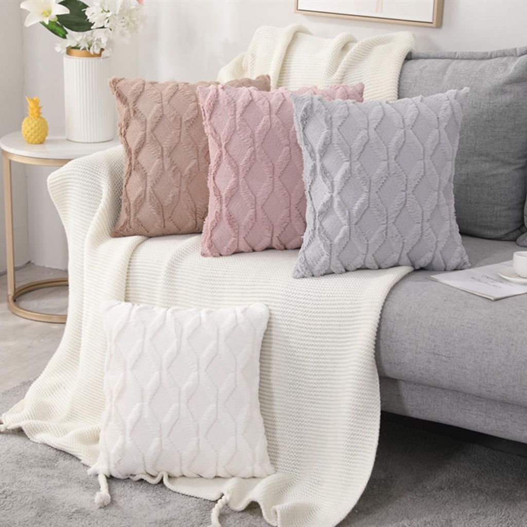 RALPH Vỏ Gối Nhung Mềm Mại Trang Trí Nhà Cửa / Sofa / Phòng Ngủ