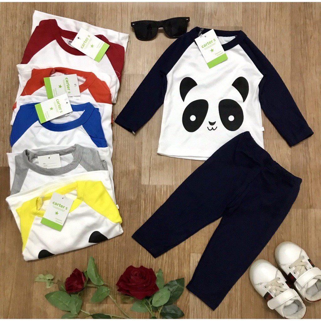 [XẢ KHO] bộ cotton dài tay trẻ em