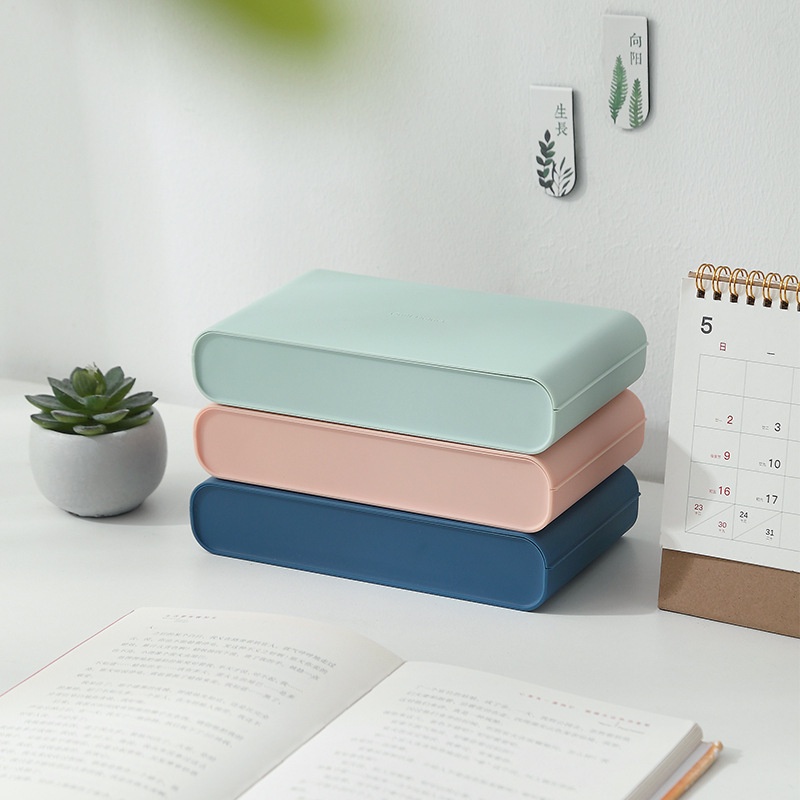 Hộp Nhựa Đựng Khăn Giấy/Trang Sức Sức Chứa Lớn Chống Bụi Chống Nước Có Nắp Đậy Đa Năng