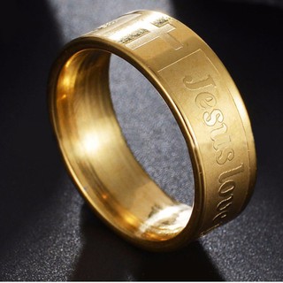 NHẪN JESUS NHẪN CHÚA TITANIUM