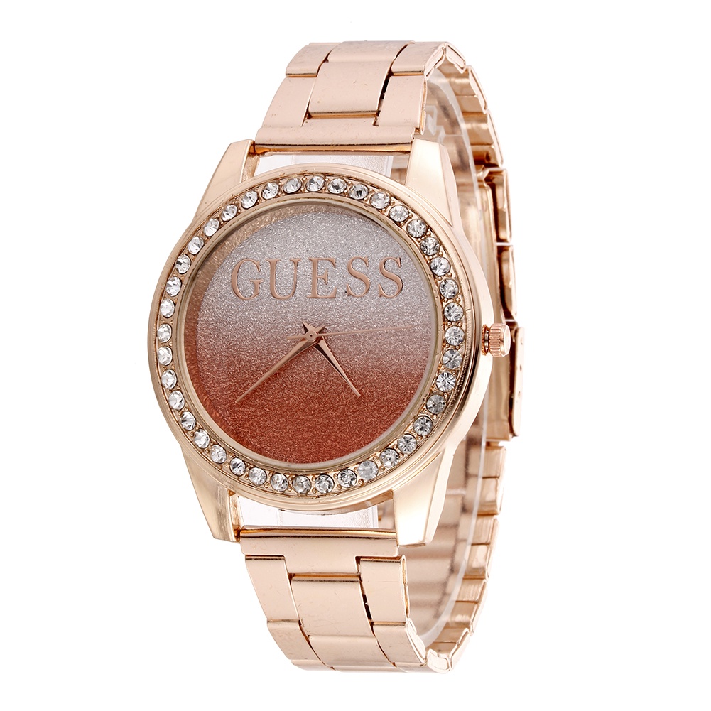 Đồng Hồ Quartz Đính Đá Kim Cương Màu Gradient Phong Cách Doanh Nhân Thời Trang Năm 2023 Cho Nữ