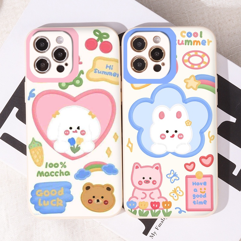Ốp lưng iphone 11Promax Hi summer đáng yêu cute ốp iphone13/12/Pro/Promax/X/XS/XR/XSMAX/6s/6/7/8Plus bảo vệ camera