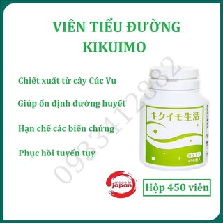 Tiểu đường cao cấp Kikuimo - Nhật Bản hộp 450 viên giúp giảm và ổn định đường huyết