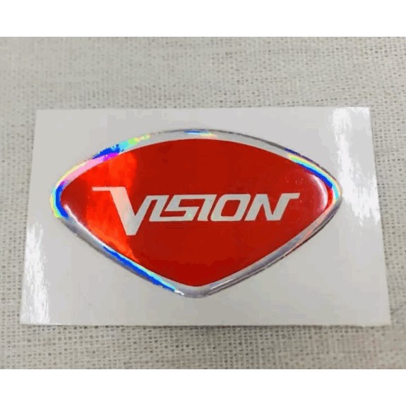 [CỰC RẺ]  TEM NỔI LOGO NHỰA DẺO HÀNG SIÊU BỀN CHO VISION