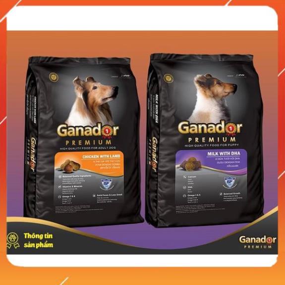 thức ăn hỗn hợp cho chó GANADOR - 3kg/túi