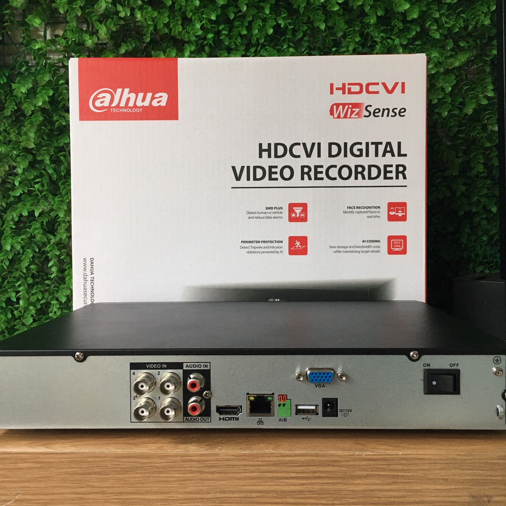 Đầu ghi hình Dahua 5104H-4KL-I2 4 kênh hỗ trợ camera 4K phân phối chính thức