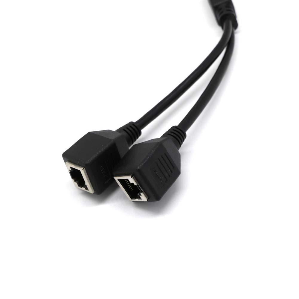 Bộ Chia Mạng MALCOLM RJ45 LAN Ethernet 1 Đầu Dương Sang 2 Đầu Âm