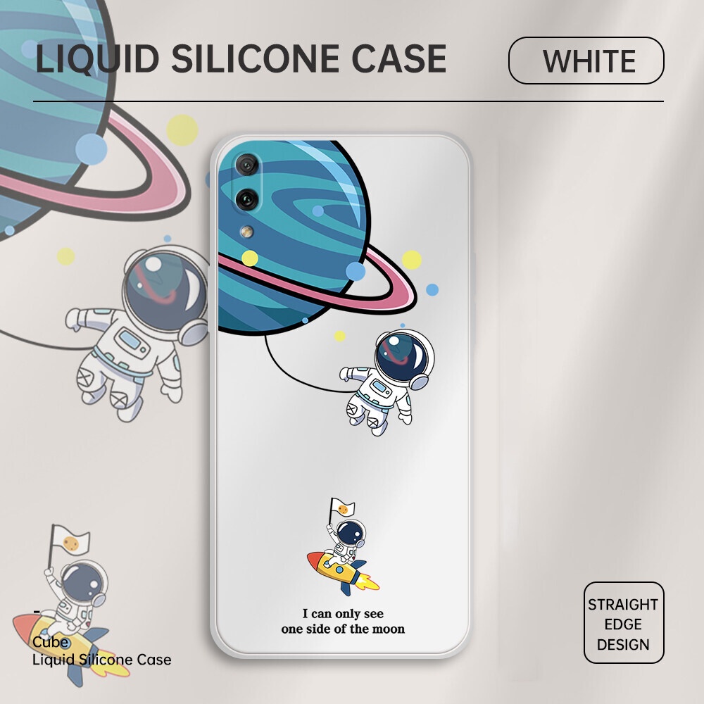 NOHON Casing For SAMSUNG S8 S9 S10E LITE S20 FE ULTRA S21 PLUS astronaut Anti-Scratch Non-Slip Anti-Drop Back Case