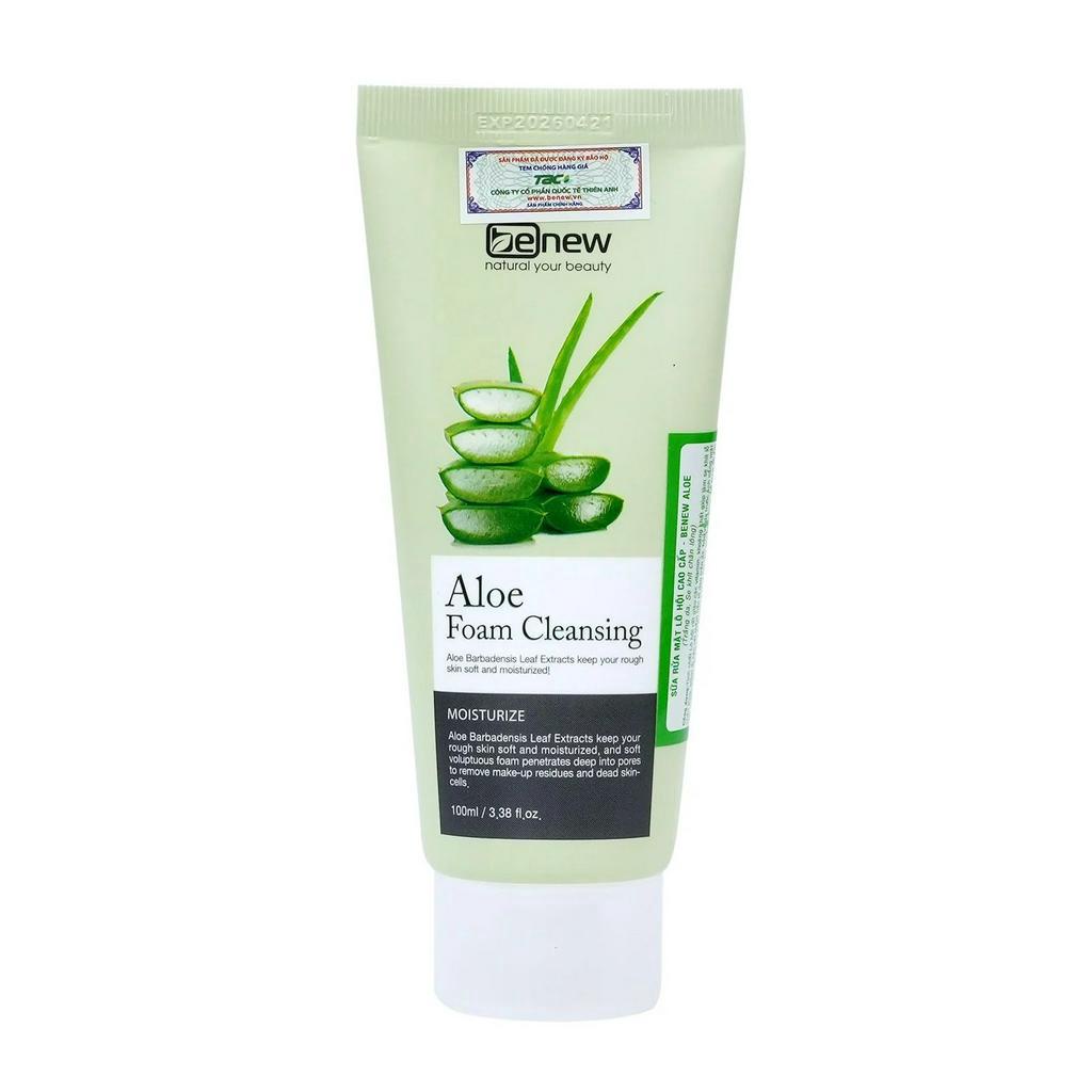 Sữa rửa mặt BENEW Aloe Foam Cleasing 100ml