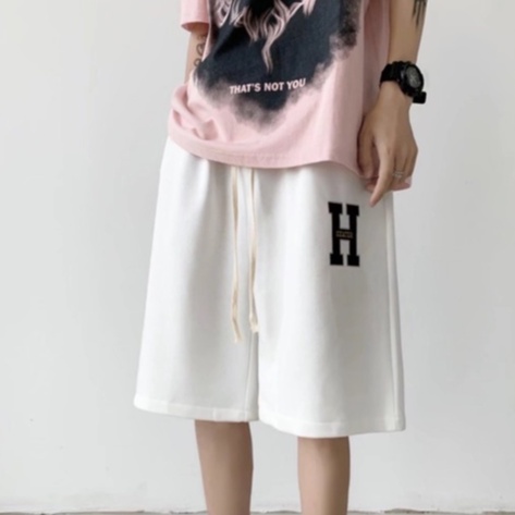 Quần ngắn ống rộng Trơn Màu Thời Trang Hàn Quốc Dành Cho Nam