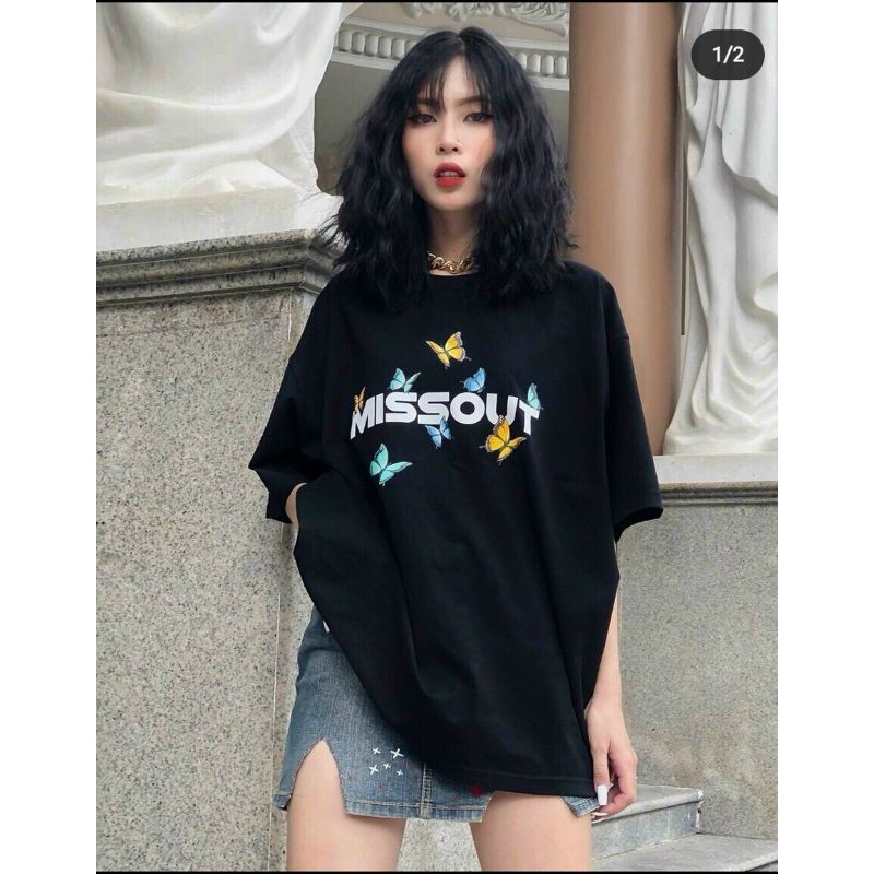 Áo thun lay lỡ from rộng