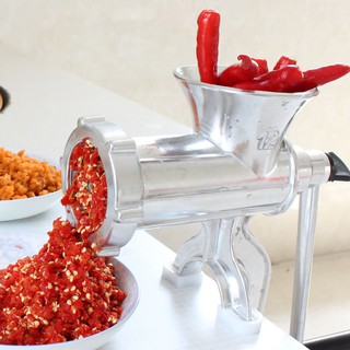 Máy xay thịt, xay cua, tỏi ớt,... bằng tay chất liệu hợp kim nhôm