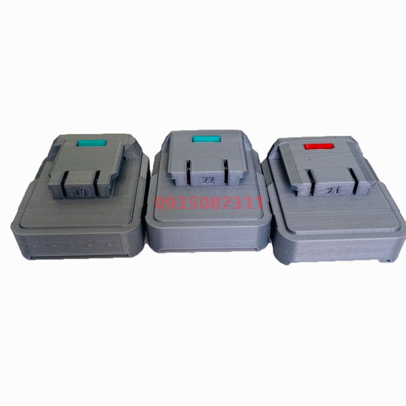 Ngàm Đế Chuyển Chân Pin MAKITA Sang Chân Pin Các Dòng Máy 18mm 22mm 24mm