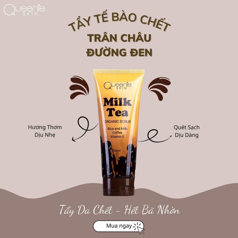 &lt;CHÍNH HÃNG GIÁ SỈ&gt; TẨY TẾ BÀO DA CHẾT TRÂN CHÂU QUEENIE SKIN