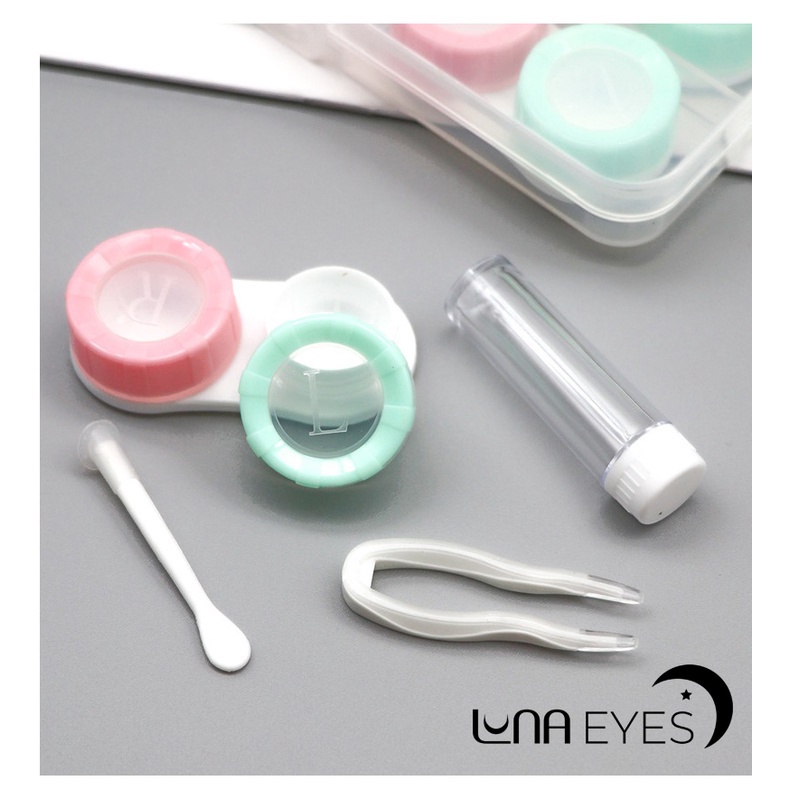 Khay đựng 6 đôi lens LUNA EYES kèm dụng cụ đeo