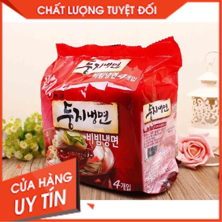 Tổng Buôn Siêu rẻ >  Bịch mỳ lạnh trộn Nongshim Hàn Quốc 4 gói* 162gr