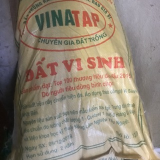 Đất vi sinh bao 10kg giá 38k