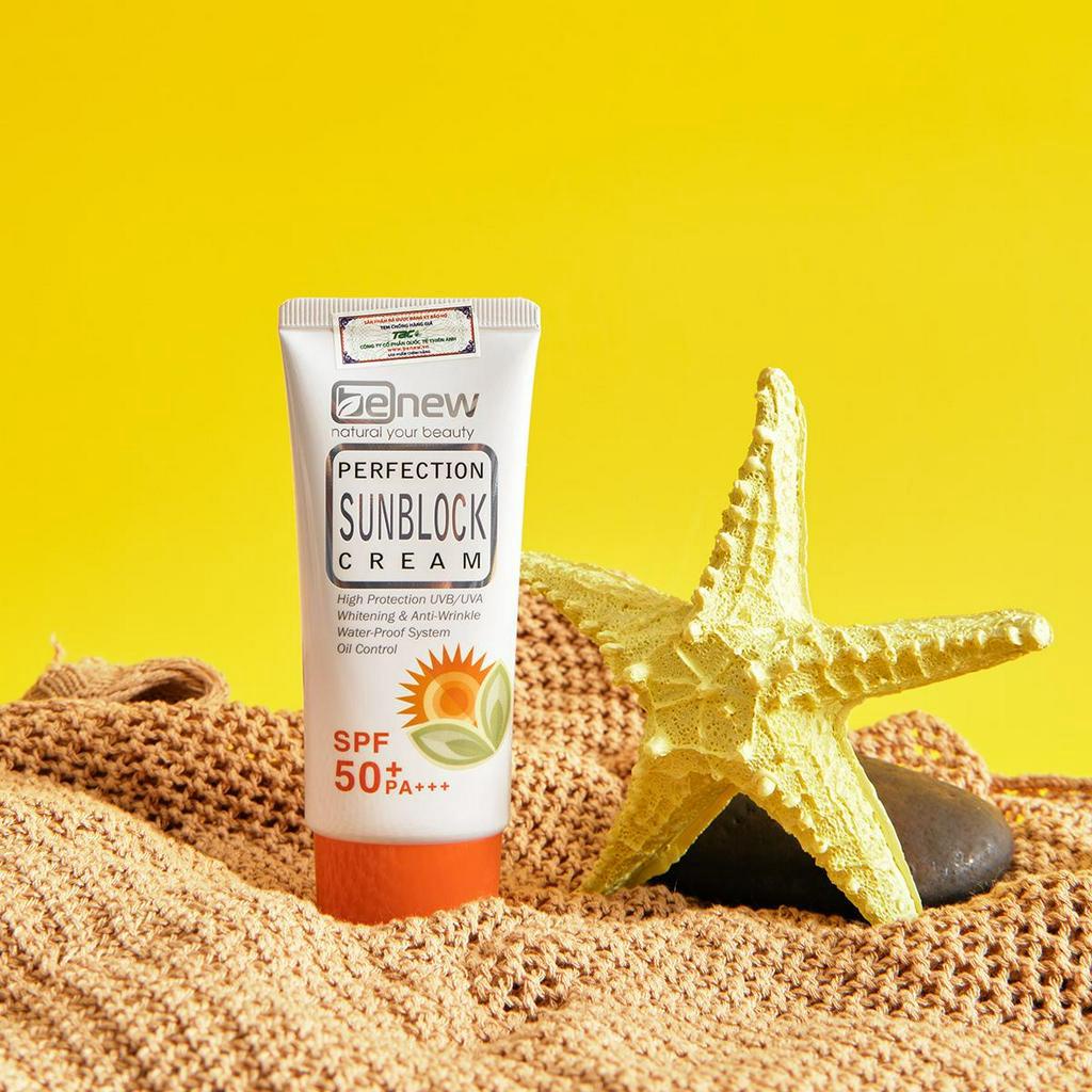 Kem chống nắng làm trắng da Benew Perfection Sunblock Cream 50ml