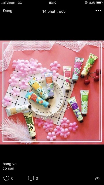 Kem dưỡng da tay Maycreate mềm mịn nội địa Trung chính hãng 30g