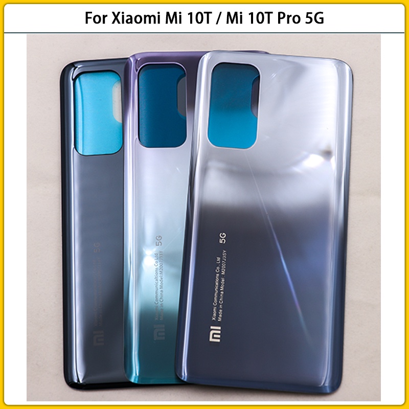 Nắp Lưng Điện Thoại Bằng Kính 3D Dành Cho Xiaomi Mi 10T Pro 5G Mi10T