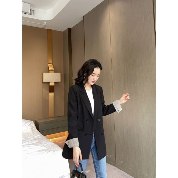 Áo blazer 2 lớp dặn có lót vai lên form cực đẹp đủ size | BigBuy360 - bigbuy360.vn