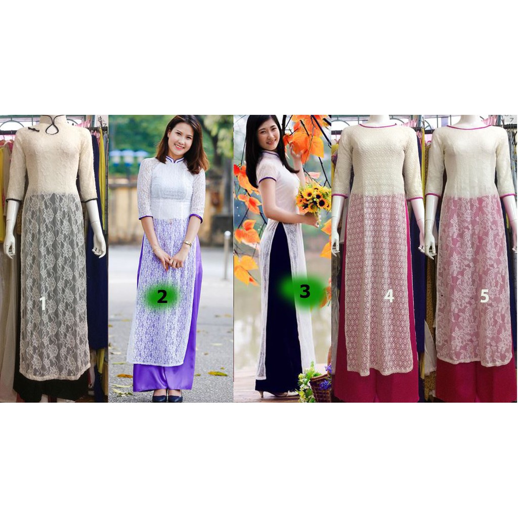 XẢ TẾT - Áó dài đồng giá 50k, không kèm quần | BigBuy360 - bigbuy360.vn