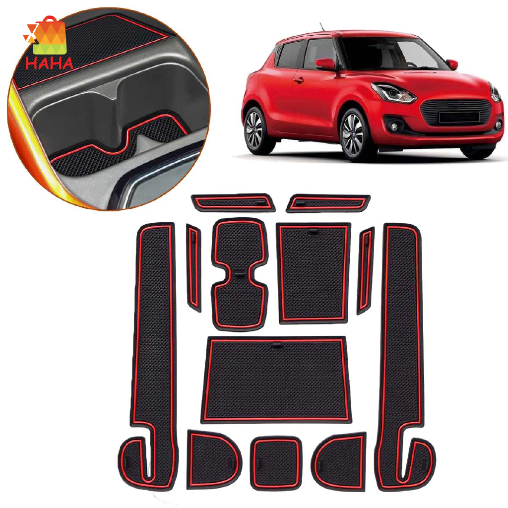 Bộ 12 Thảm Cao Su Lót Sàn Chống Trượt Cho Xe Suzuki Swift 2018