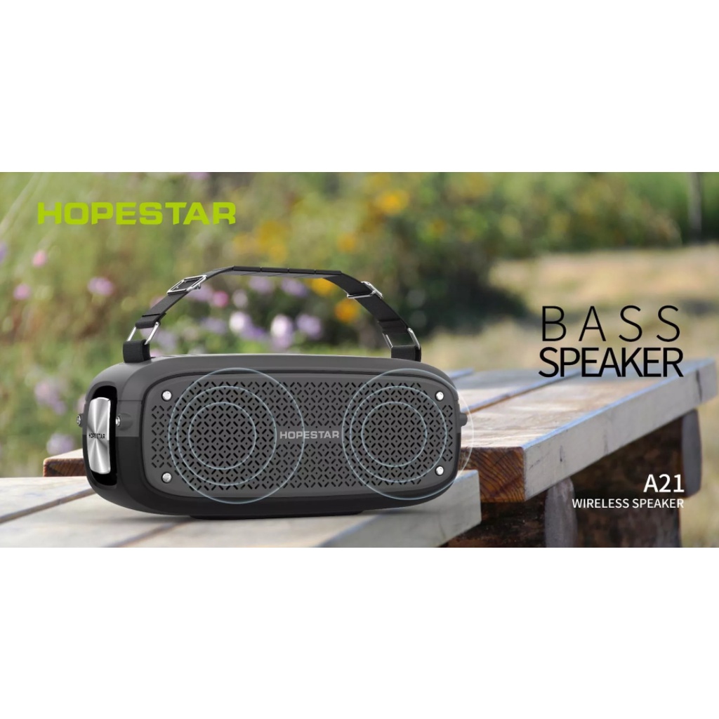 Loa Bluetooth Cao Cấp Hopestar A21 Party Công Suất 20W ,  Pin Lithium-Ion Dùng 4H , Âm Bass Siêu Trầm , Chống Nước .
