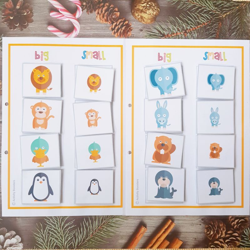 Trang học liệu bóc dán Montessori theo yêu cầu - Đồ chơi giáo dục sớm Montessori cho bé