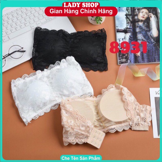 Áo bra ren hoa không dây ,áo lót quây chống tụt  sexy hàng cao cấp loại 1 C1235