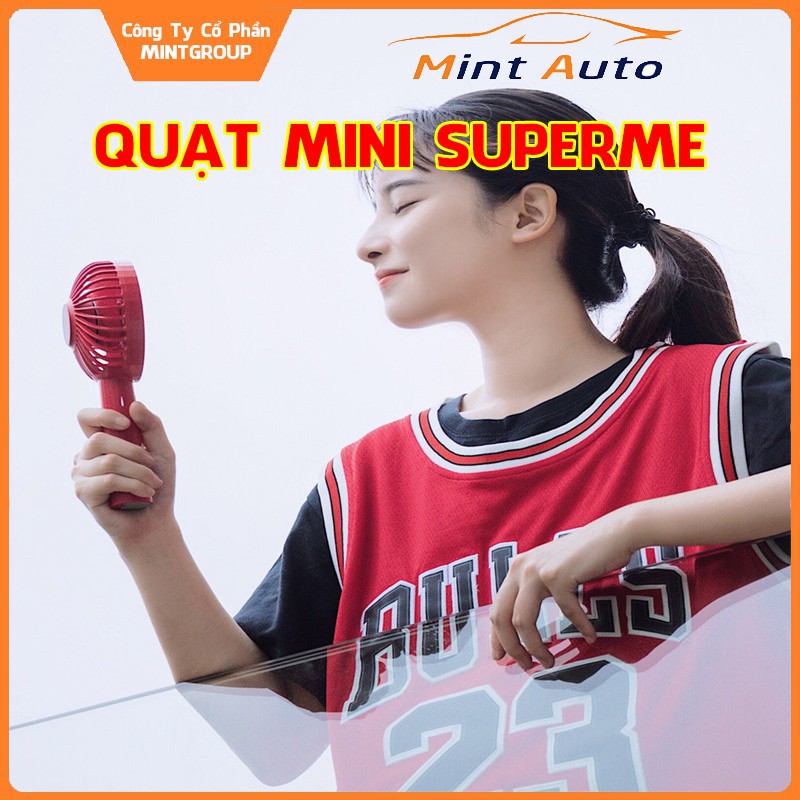 Quạt mini cầm tay tích điện 3 tốc độ ( Full Box )