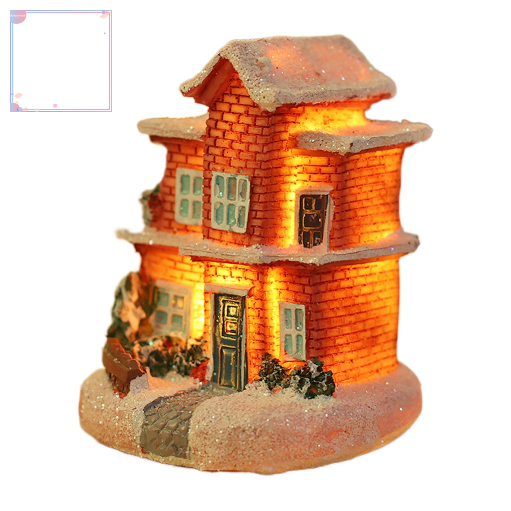 Ngôi Nhà Bằng Nhựa Phát Sáng Trang Trí Giáng Sinh