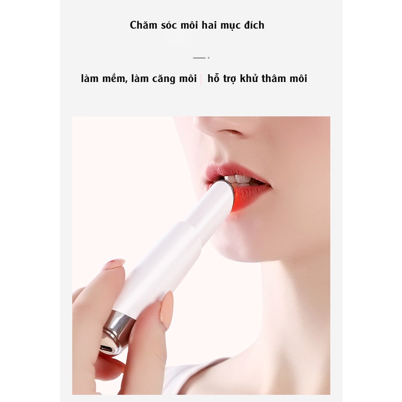 Máy Mát xa Trị Thâm Mắt RULAX Cầm Tay Đa Năng, Chế Độ Rung, Nhiệt Giúp Giảm Quầng Thâm, Bọng Mắt Và Mỏi Mắt