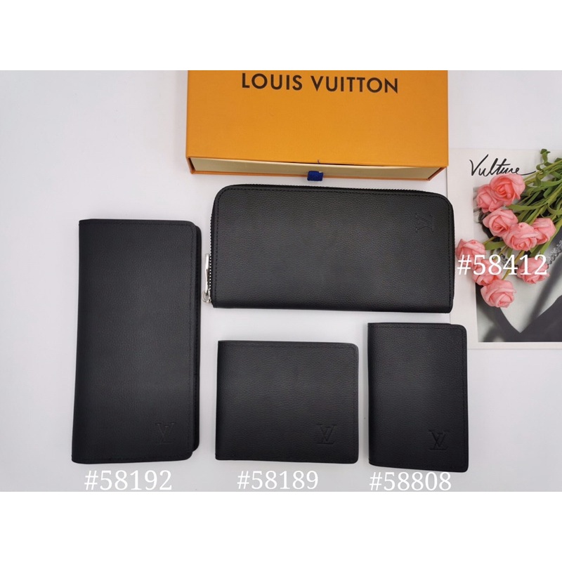 Ví da mini dáng gập thời trang thương hiệu LV Louis Vuitton