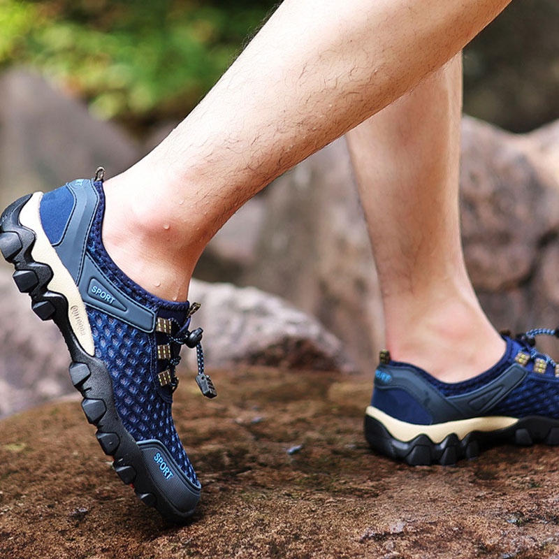 Giày sneaker leo núi RENBEN thoáng khí thời trang hè cho nam